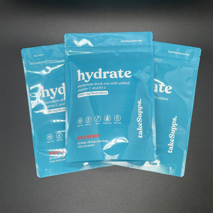 Tùy chỉnh in Bột điện giải có thể khóa lại dây kéo đứng lên túi thực phẩm cấp bao bì thể thao bổ sung dinh dưỡng Túi - Product Image 6