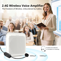Norwii 15W Taşınabilir Ses Yükseltici, 2.4G Kablosuz Mikrofon, Bluetooth Hoparlör, Kablolu Mikrofon ve USB-C Şarj Edilebilir Pil ile