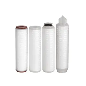 Pre-treatment sea water desalination 2.5inch Diameter Standard Pleated PES PS Filter Cartridge