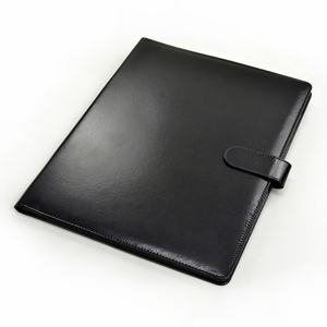 Carpeta de clip de tamaño <span class=keywords><strong>A4</strong></span> de cuero PU con logotipo personalizado, carpeta de documentos escolares con hebilla magnética para documentos, Cartera de archivos - Product Image 3
