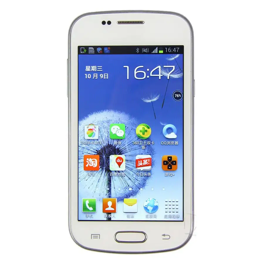 मूल Refurbished एक ग्रेड नई मोबाइल फोन सैमसंग गैलेक्सी के लिए इस्तेमाल किया S7572 प्रवृत्ति Duos खुला