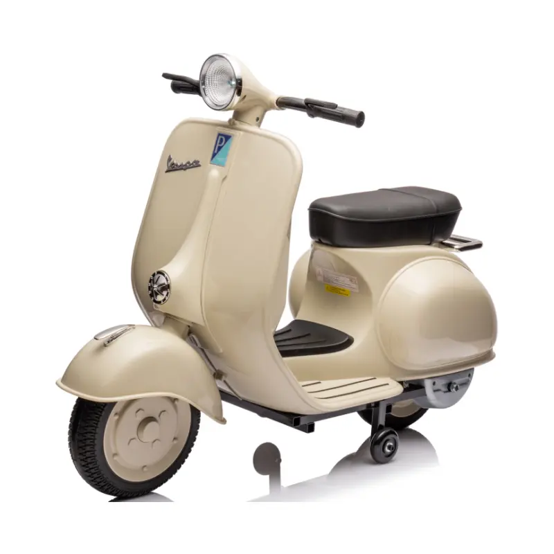 دراجة بخارية جديدة للأطفال تعمل بالكهرباء لها ترخيص VESPA إصدار عام 2024