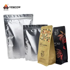 High Quality Colors Stand Up Pouches Resealable Zip Lock Mylar Matte Metallic Aluminum Foil Food Packaging Bags