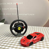 Enfants cadeau d'anniversaire à piles volant télécommande véhicule jouet en plastique jaune rouge Rc voiture de course pour les enfants