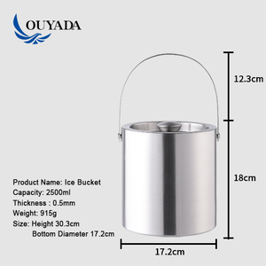 Hielera de Acero Inoxidable de 3L 8L 10L 12L Personalizada Directo de Fábrica, Ecológica, para Cerveza, <span class=keywords><strong>Bacardi</strong></span> y Frutas - Product Image 3