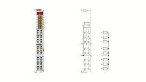 EL2809 - Terminal EtherCAT DO Industrial de 8 Canales, 24V CC, IP20, con Comunicación ABS y Bus <span class=keywords><strong>Ctrl</strong></span>/EtherCAT - Product Image 3