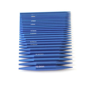 <span class=keywords><strong>Agujas</strong></span> <span class=keywords><strong>de</strong></span> tejer <span class=keywords><strong>circulares</strong></span> <span class=keywords><strong>de</strong></span> aluminio anodizado <span class=keywords><strong>intercambiables</strong></span> azules-Juego <span class=keywords><strong>de</strong></span> 13 piezas <span class=keywords><strong>de</strong></span> 10cm, venta al por mayor - Product Image 5