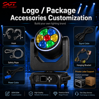 4-in-1 LED Mini 7*40W Bee Eyes Moving Head Light mit DMX512-Steuerung für Partys