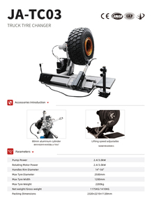 Cambiador de neumáticos para camiones completamente automático, máquina de servicio de neumáticos pesados - Product Image 2