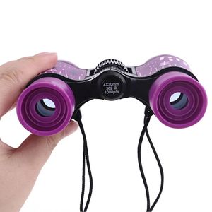 4x30 compacte rubberen handgreep antislip kindertelescoop opvouwbare optiek verrekijker speelgoed voor kinderen - Product Image 5