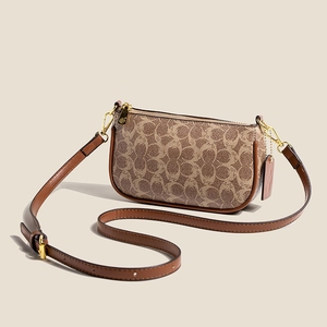 Bolso de Hombro de PU para Mujer, Otoño 2026, con Monograma Estampado, Cierre de Cremallera, Textura de Alta Gama, Versátil, para el Día a Día - Product Image 5