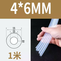 Tube transparent Laibotech en PTFE résistant aux acides, aux alcalis, à la corrosion, à la chaleur et au froid, personnalisable OEM, 4*6mm, sans additifs