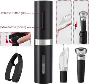 2025 New Combination 4 in 1 Charging Electronic <b>Wine</b> <b>Bottle</b> Opener Set with Base - Product Image 6