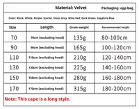 Costume de sorcière pour adulte pour Halloween, cape en velours fantaisie, déguisement de carnaval, robe de performance, maquillage, en stock, vente en gros