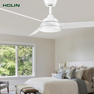 Ventilador de Techo LED con Aspas de Madera, Control Remoto Inteligente, Motor DC, Diseño Moderno y Simple, con Función de Atenuación - Product Image 2