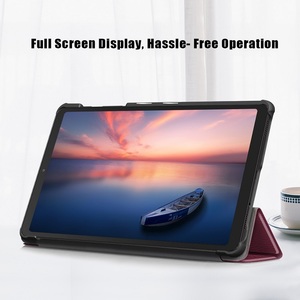NET-CAS Personnalisable Magnétique Flip Cas de Couverture Pour Samsung <span class=keywords><strong>Galaxy</strong></span> <span class=keywords><strong>Tab</strong></span> <span class=keywords><strong>A7</strong></span> lite 8.7 pouces SM-T220 T225 Trifold Stand Tablet Shell - Product Image 5