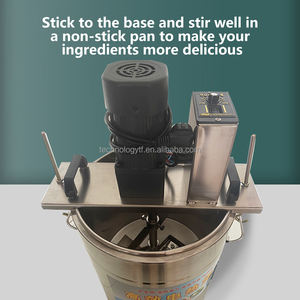 Mini bouilloire électrique de 20 <span class=keywords><strong>litres</strong></span> avec mélangeur, bouilloire à vapeur industrielle, pot de cuisson et de mélange pour confiture et sauce - Product Image 4