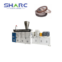 Best Quality Plastic Melamine Board Pvc Edge Band Tape Making Machine 1 Output 2 Pvc Edge Banding Extrusion Line Manufacturer