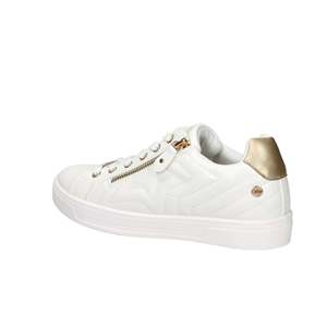Sneakers da Donna Xti in Pelle Bianca con Dettaglio Cerniera, Scarpe Casual alla Moda - Product Image 3