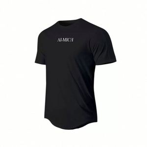 Conception personnalisée de t-shirts de haute qualité 180 g/m², impression personnalisée du logo de la marque OEM, t-shirts unisexes pour hommes 100 % coton - Product Image 3