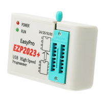 Con 15 adaptador EZP 2023 compatible con WIN7 y 8 64bit programador USB SPI de alta velocidad 24 25 93 95EEPROM 25 chip flash BIOS