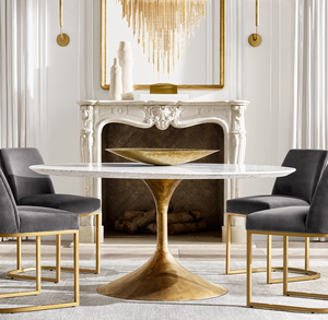 Muebles <span class=keywords><strong>de</strong></span> sala <span class=keywords><strong>de</strong></span> estar <span class=keywords><strong>de</strong></span> Interior <span class=keywords><strong>de</strong></span> mediados <span class=keywords><strong>de</strong></span> siglo, base <span class=keywords><strong>de</strong></span> pedestal <span class=keywords><strong>de</strong></span> metal <span class=keywords><strong>de</strong></span> lujo, mesa <span class=keywords><strong>de</strong></span> comedor <span class=keywords><strong>de</strong></span> mármol <span class=keywords><strong>de</strong></span> pizarra - Product Image 5