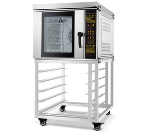 Four à vapeur Bakepro RFL-5R, four commercial à circulation d'<span class=keywords><strong>air</strong></span> chaud, 5, <span class=keywords><strong>8</strong></span> ou <span class=keywords><strong>10</strong></span> plaques, four électrique pour la cuisson de pizzas - Product Image 1