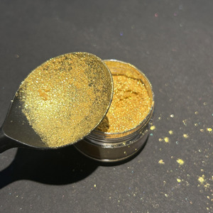 ผงไมก้าสีทองบริสุทธิ์ประกายมุก 24K สำหรับทำสบู่และสีรถยนต์ - Product Image 2