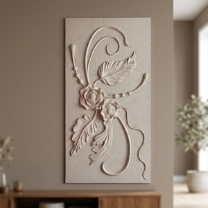 Elegant design white marble carved <b>stone</b> wall panels and stones bedroom use stylish look modern design - Product Image 2
