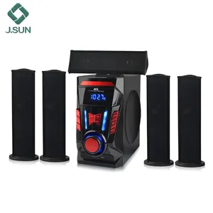 5.1 Ch Rạp Hát Tại Nhà Sáng Tạo Máy Tính Được Hỗ Trợ Đa Phương Tiện Loa Với Fm Đài Phát Thanh