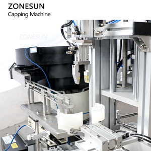 ZONESUN ZS-XG1870R automatique huile essentielle vernis à ongles verre compte-gouttes bouteille vis capsulage Machine avec vibratoire bol trieur - Product Image 5