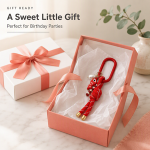 Handmade Fish Charm Braided <strong>Keychain</strong>, Colorful Cord Lanyard with D Snap Hook and Pearl Bead, Cute Gift for Kids - Product Image 4