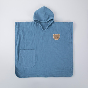 Serviettes <span class=keywords><strong>de</strong></span> plage pour bébé <span class=keywords><strong>Cape</strong></span> à capuche Serviette <span class=keywords><strong>de</strong></span> <span class=keywords><strong>bain</strong></span> pour enfants 4 couches <span class=keywords><strong>de</strong></span> <span class=keywords><strong>gaze</strong></span> douce en mousseline <span class=keywords><strong>de</strong></span> <span class=keywords><strong>coton</strong></span> absorbant <span class=keywords><strong>Cape</strong></span> à capuche pour enfants - Product Image 2