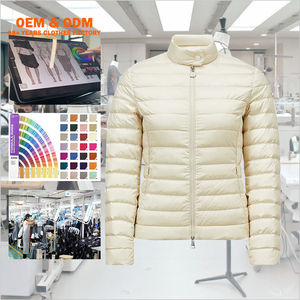 OEM de alta calidad de diseño personalizado chaquetas de las mujeres Puffer Bomber Casual Down Abrigos Ropa de invierno Abrigos acolchados - Product Image 1