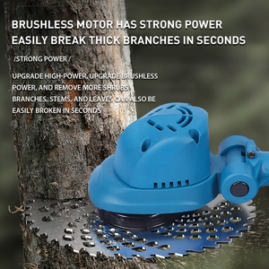 Désherbeuse électrique portable sans balais à batterie lithium haute puissance pour terres agricoles, jardins et cours - Product Image 4