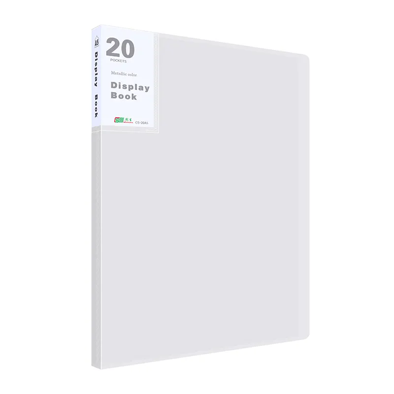 Clear Book Hot Sale Candy Color Pp Display Boekdocument Opslag A5 Bestand Map A5 Clear Book