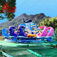 Manèges Fight Shark Island de première classe avec une structure robuste, adaptés aux parcs d'attractions et aux zones panoramiques