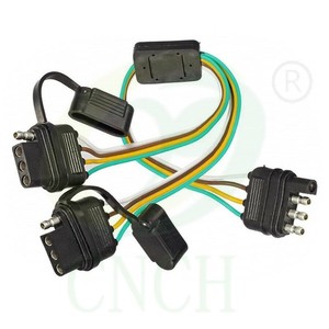 4 cách phẳng Trailer y-splitter Adapter mở rộng khai thác cho Led cổng sau - Product Image 4