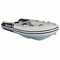 Bateau semi-rigide RHIB de 8,9 pieds avec coque en aluminium, capacité de 4 personnes, luxe, divertissement en plein air, fabriqué en Chine, logo personnalisé