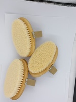 Brosse de bain écologique à manche en bambou Épurateur et éponge pour le corps