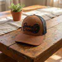 Casquette de camionneur en toile Richardson Style 112 avec logo brodé, design personnalisé, casquette unisexe tendance