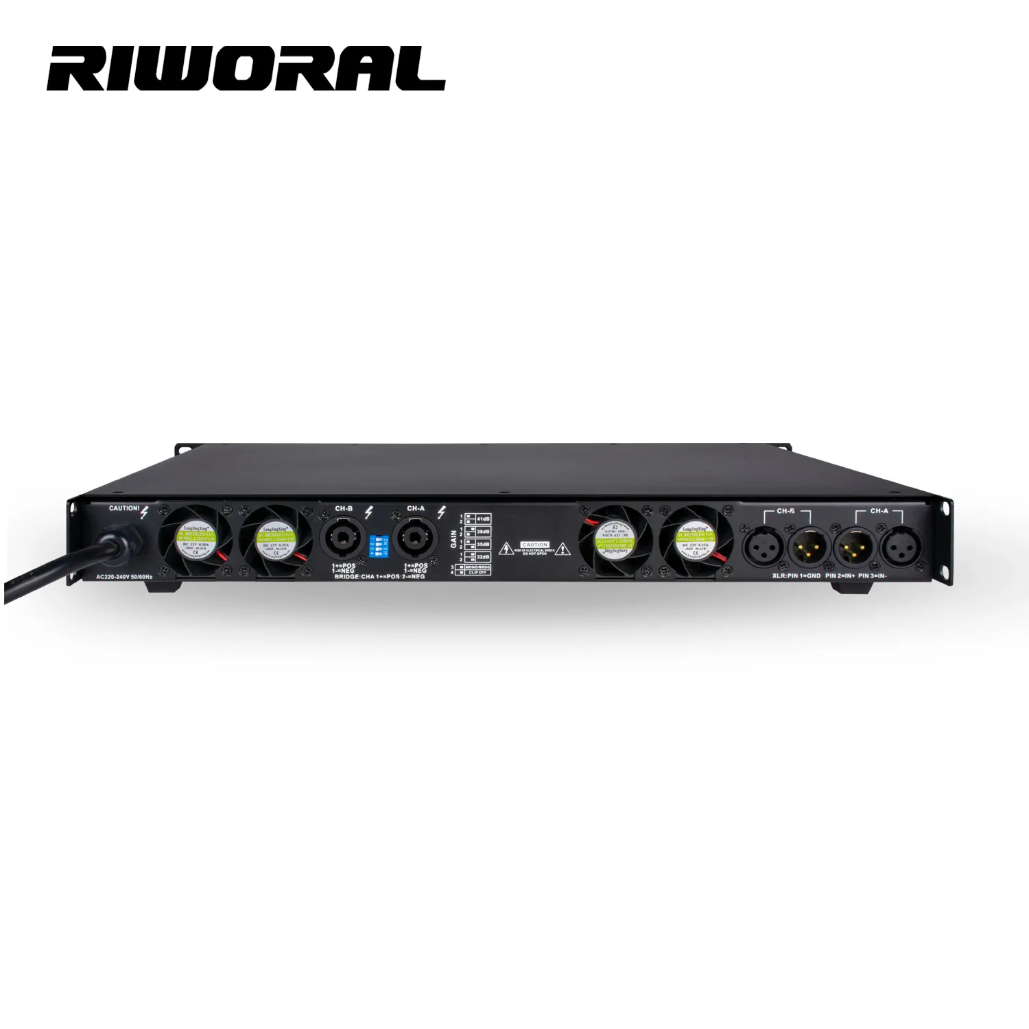 RPX-2 1U sistema di altoparlanti per l'intrattenimento con amplificatore digitale di classe D ad alta potenza professionale