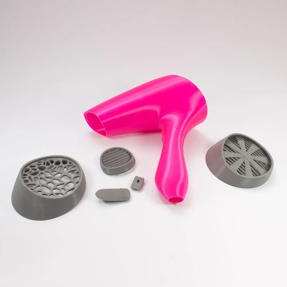 3d printing sla/sls process service for hair dryer rapid prototype models hair dryer production prototyping service