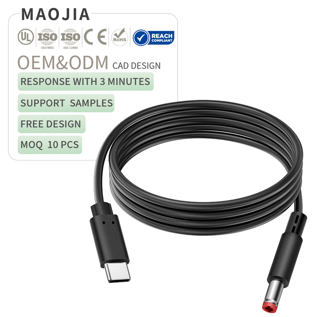 USB C to DC5.5*2.5mm Barrel Jack 20V/15V/12V/9V DC Fast Charging Router Power Cord PD Decoy Lures Line Activation Trigger Cable