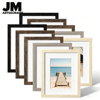 Cadre photo en bois MDF, cadre photo personnalisé avec logo, 4x6, 5x7, 6x8, 8x10, 11x14, A4, 24x36 pouces, affichage mural ou sur table, vente en gros