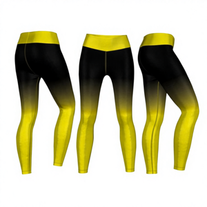 Leggings Deportivos de Mujer para Yoga y Entrenamiento, Sublimados, con Estampado Moderno, Transpirables, de Cintura Alta, para Gimnasio, Ejercicio y Actividades - Product Image 1