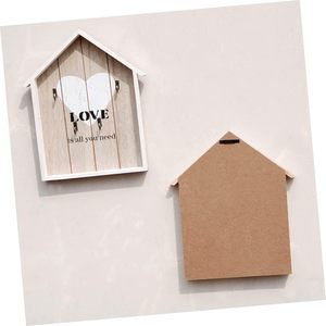 Logotipo personalizado de fábrica Correo doméstico y pared <span class=keywords><strong>Decorativo</strong></span> Blanco Entrada Llave Gancho Rústico Gabinete <span class=keywords><strong>para</strong></span> <span class=keywords><strong>llaves</strong></span> - Product Image 4