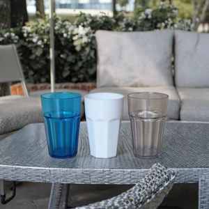 Robuste 20oz/568ml Polycarbonate Pinte Gobelets Blanc Highball Verres Épais et Réutilisable Écologique PC Matériel - Product Image 6