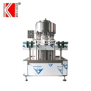 Small Beverage Glass Bottle Vodka Juice Filling And Capping Machine With Capper