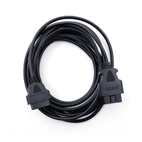 Cable de Extensión OBD2 de 16 Pines, 5m/10m, ELM327, Conector de Interfaz Adaptador de Herramienta de Diagnóstico